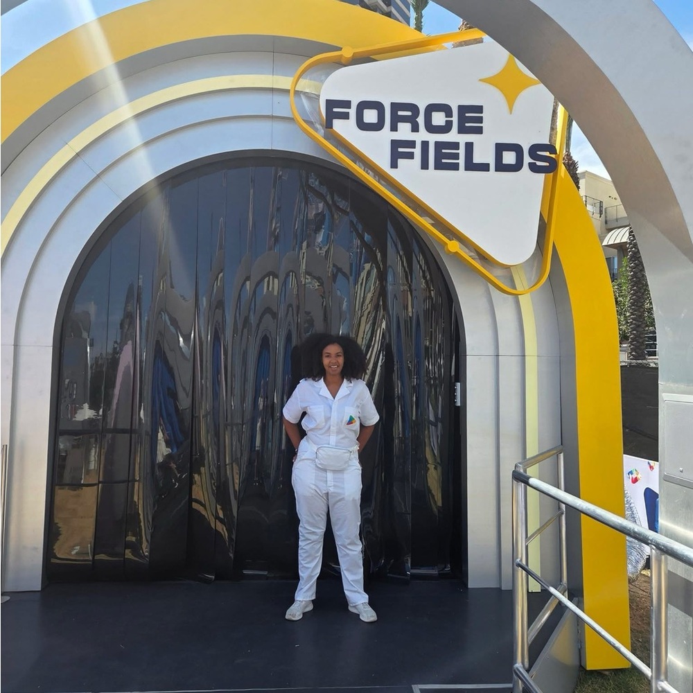 San Diego Comic Con Fantastic Four Google Play White Jumpsuit with Pockets
